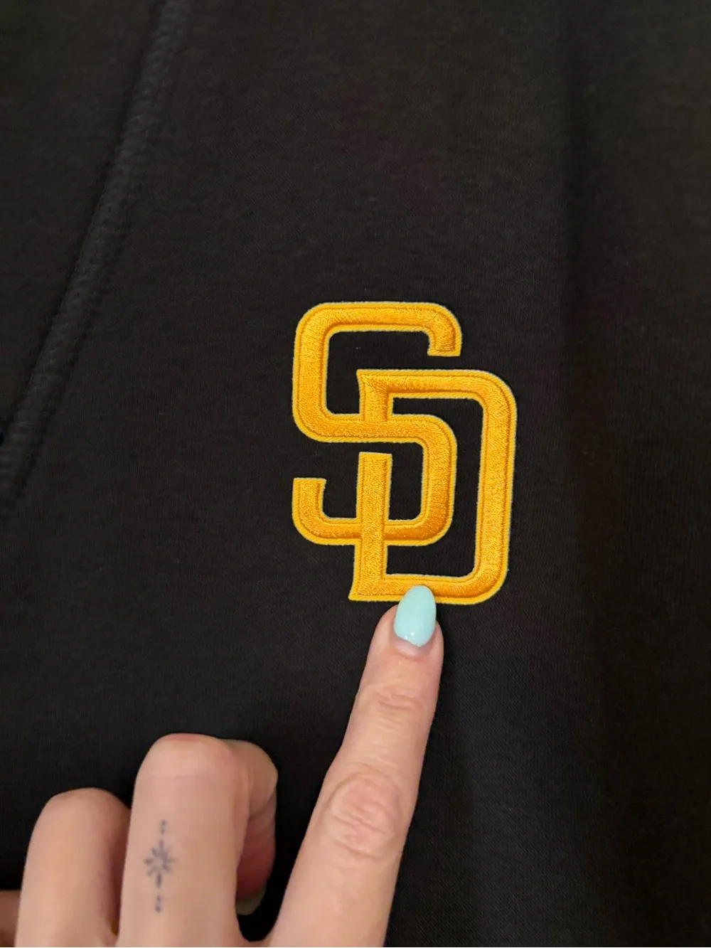 Worn Once⚾️San Diego Padres Button Down Cardigan⚾️_4